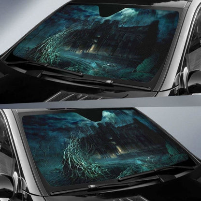 Halloween Haunted Castle Sun Shade Amazing Best Gift Ideas