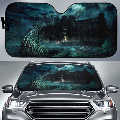 Halloween Haunted Castle Sun Shade Amazing Best Gift Ideas