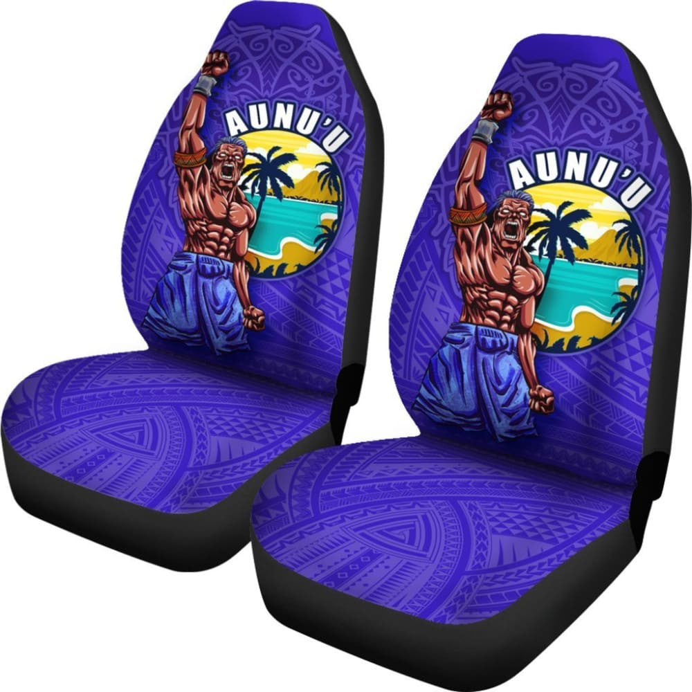 American Samoa Polynesian Car Seat Covers - Aunu'U Island -