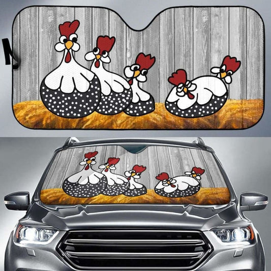 Auto Sun Shades - Chicken