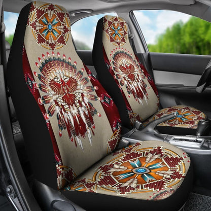 Red Thunderbird Native Car Seat Cover