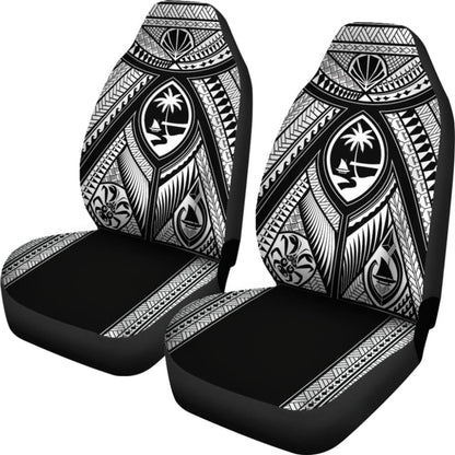 Guahan Tribal Black Car Seat Covers