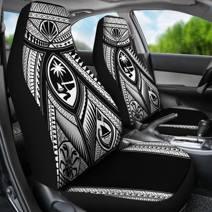 Guahan Tribal Black Car Seat Covers