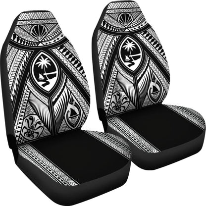 Guahan Tribal Black Car Seat Covers