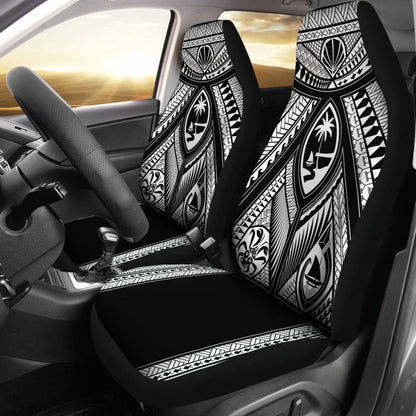 Guahan Tribal Black Car Seat Covers