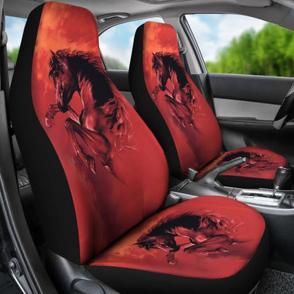 Red Horse Native Car Seat Covers