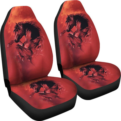 Red Horse Native Car Seat Covers