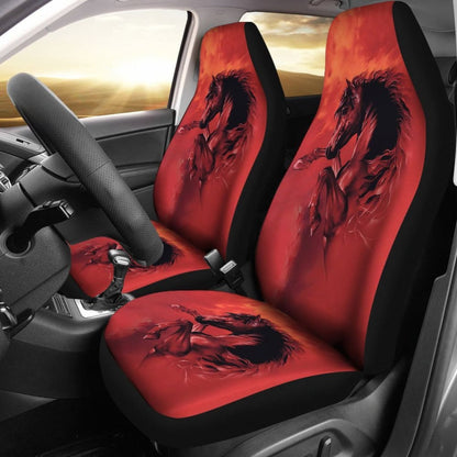 Red Horse Native Car Seat Covers