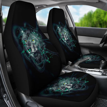 Dark Wolf Native Car Seat Covers