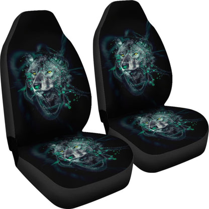 Dark Wolf Native Car Seat Covers