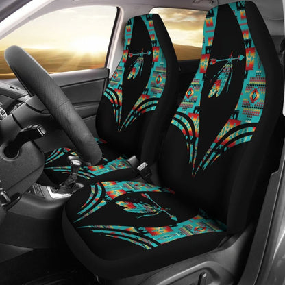 Pattern Feather Native American Car Seat Cover