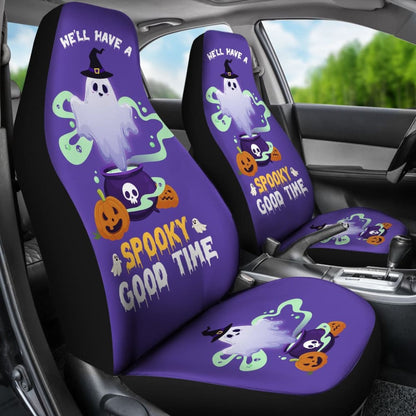 We'll Have A Spooky Good Time Halloween Funny Moments Car Seat Covers