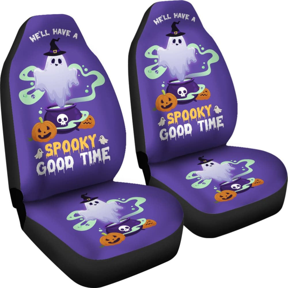 We'll Have A Spooky Good Time Halloween Funny Moments Car Seat Covers