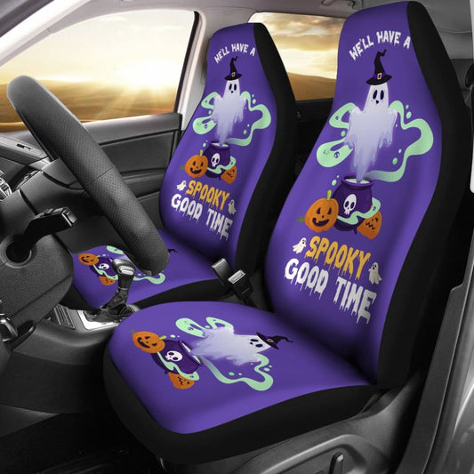 We'll Have A Spooky Good Time Halloween Funny Moments Car Seat Covers