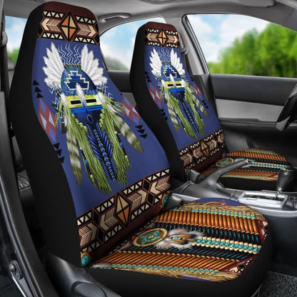 Blue MandalaNative Car Seat Cover
