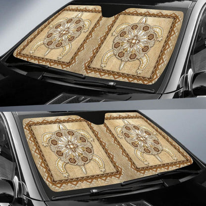 Turble Totem Native American Design Auto Sun Shades