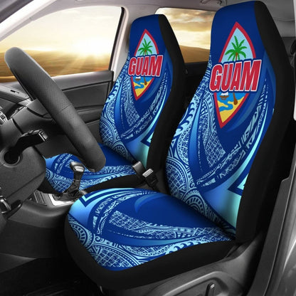 Guam Car Seat Covers - Polynesian Patterns Sport Style -