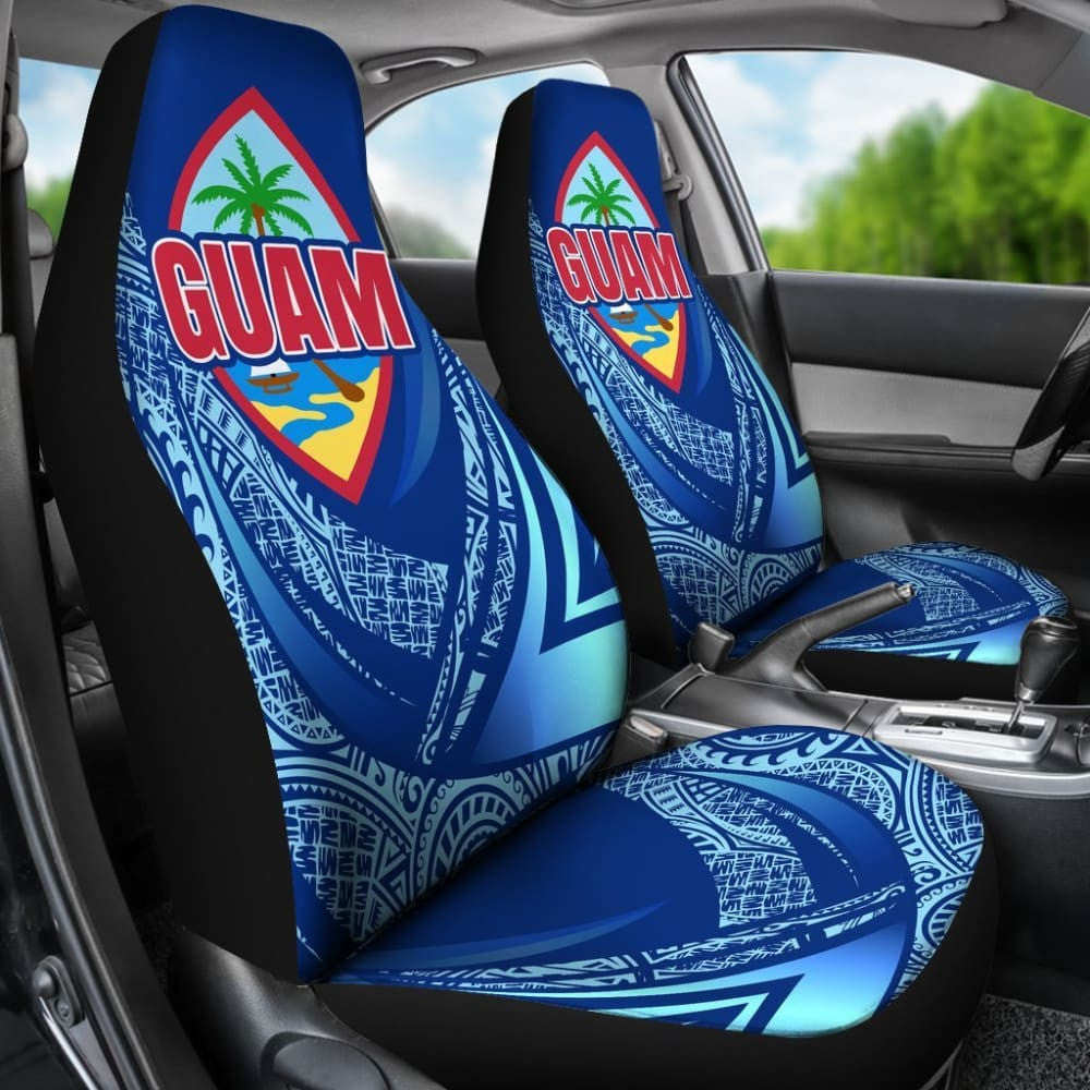 Guam Car Seat Covers - Polynesian Patterns Sport Style -