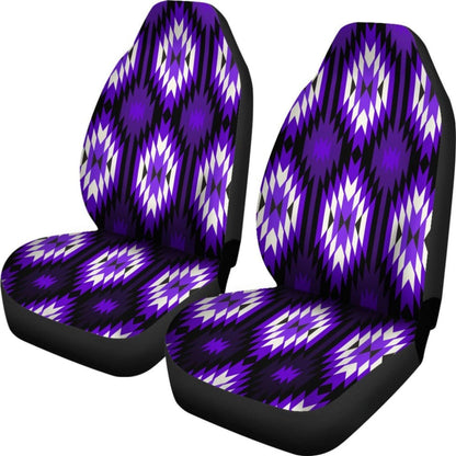 Native Design Car Seat Covers Purple