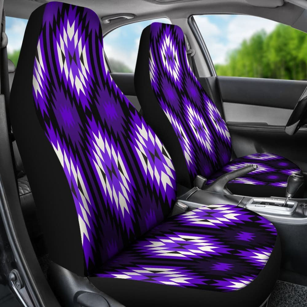 Native Design Car Seat Covers Purple