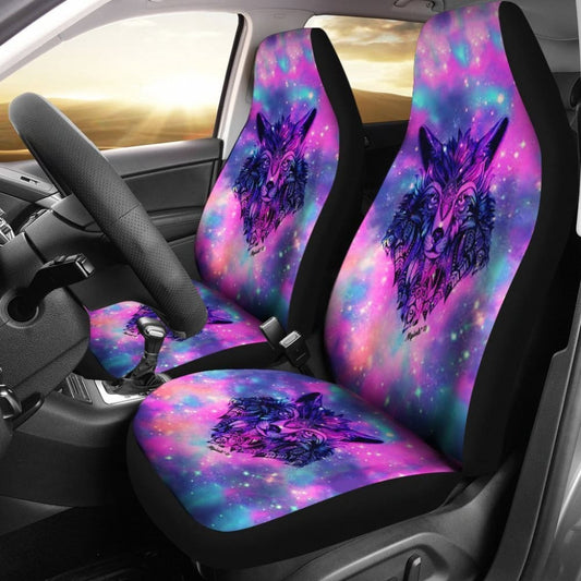 Galaxy Wolf Native Car Seat Covers