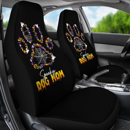 Spooky Dog Mom Car Seat Covers