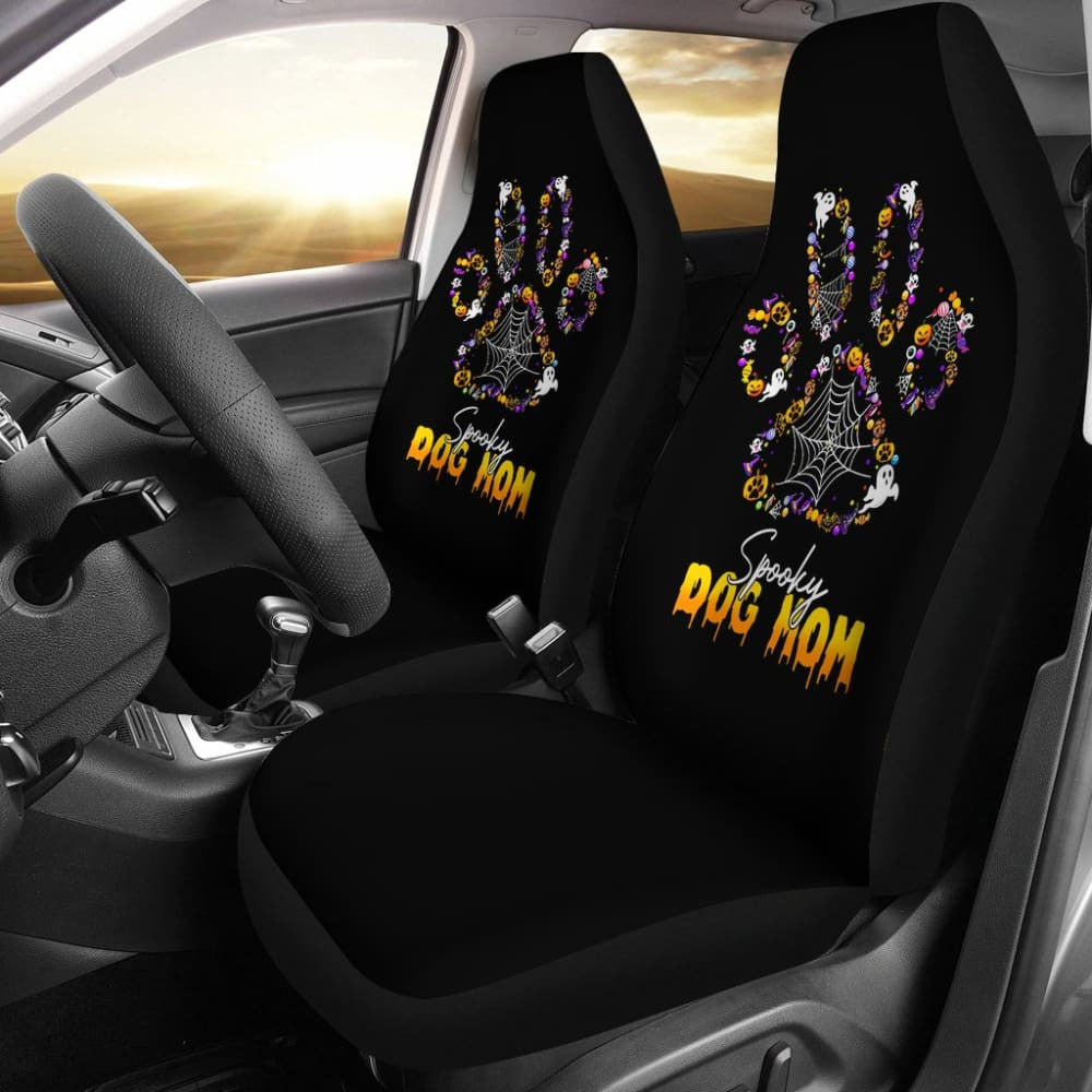 Spooky Dog Mom Car Seat Covers