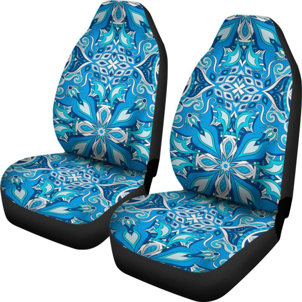 Blue Magical Mandala Car Seat Covers