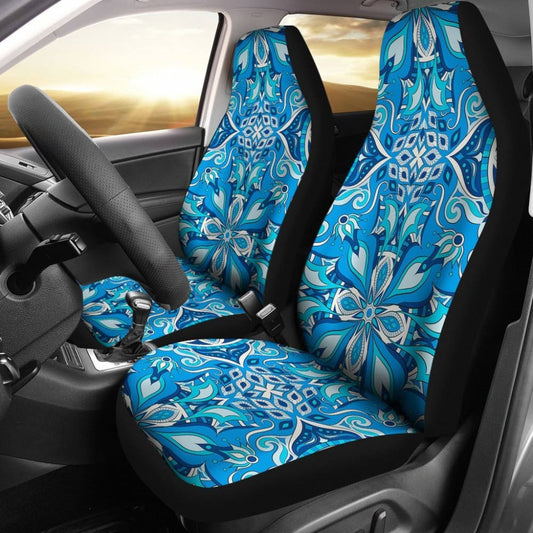 Blue Magical Mandala Car Seat Covers