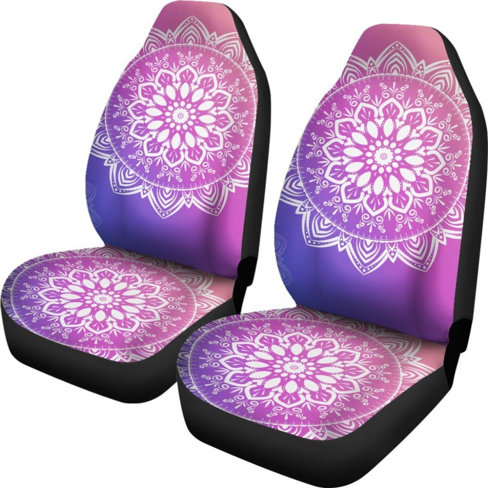 Violet Mandala Car Seat Covers