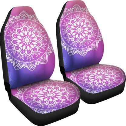 Violet Mandala Car Seat Covers