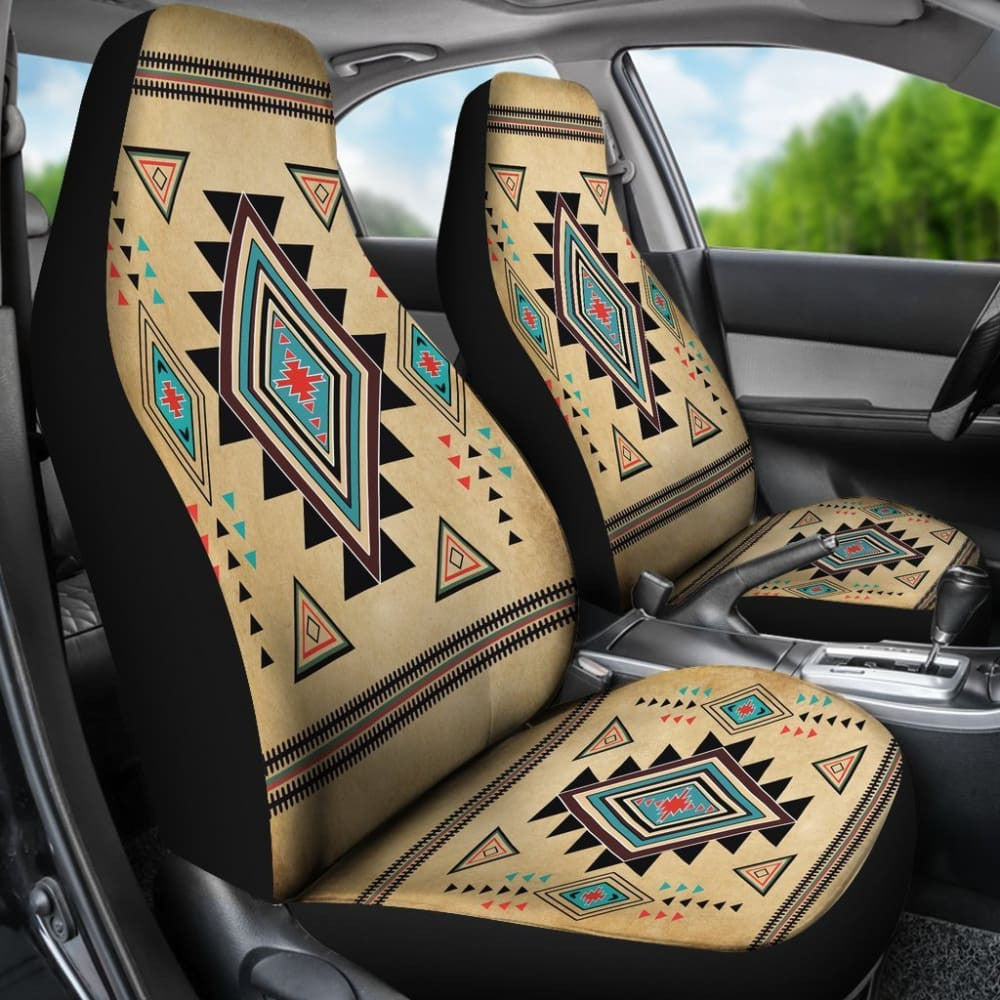 Geometric United Tribal Of Native American Design Car Seat Covers