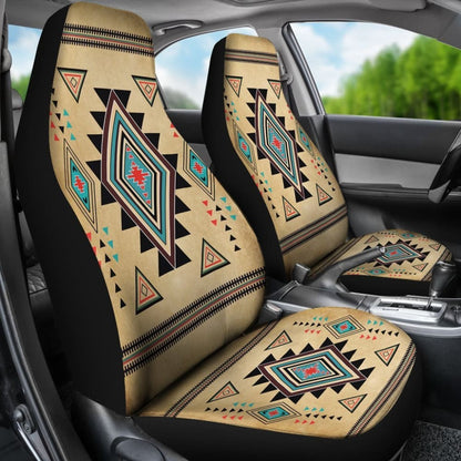 Geometric United Tribal Of Native American Design Car Seat Covers