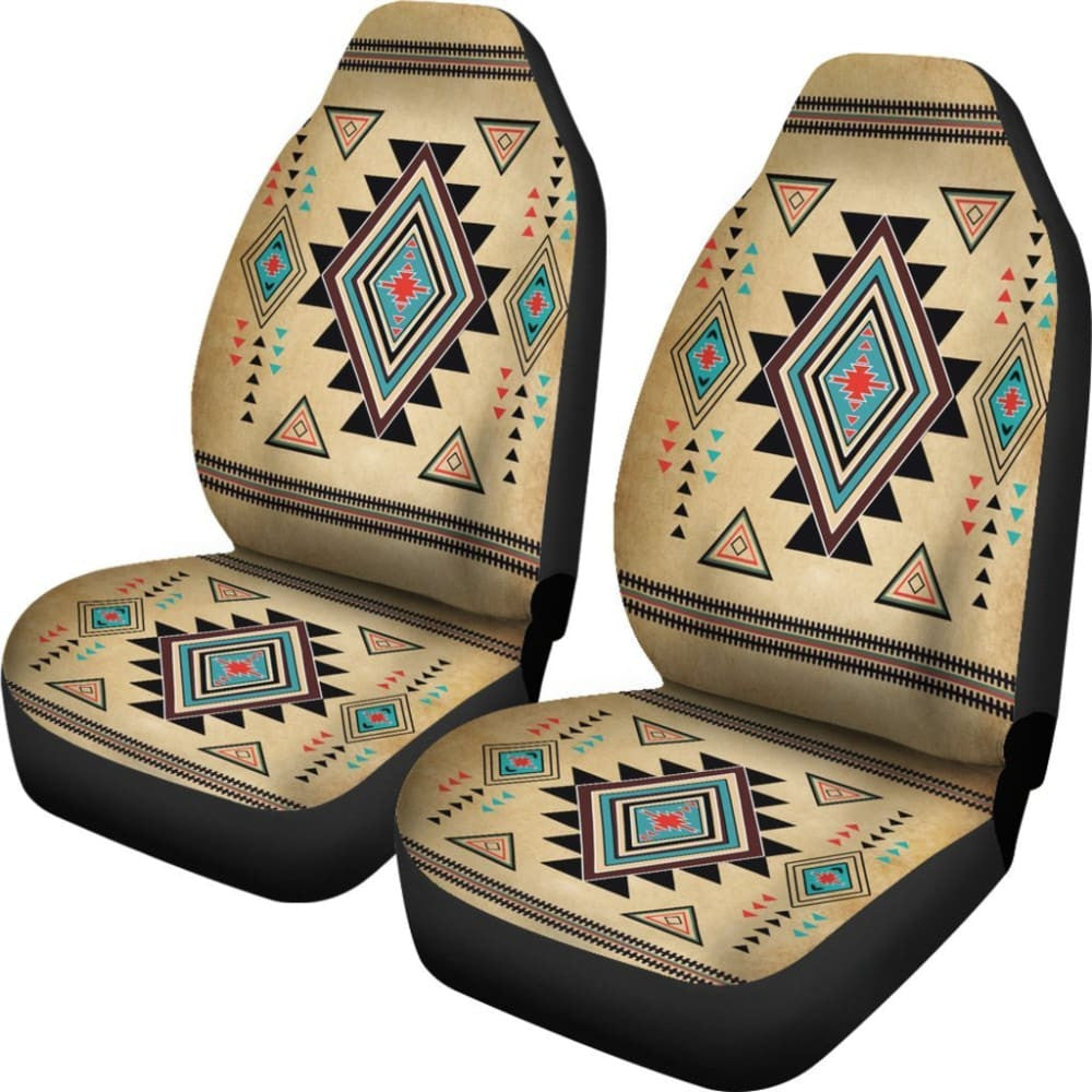 Geometric United Tribal Of Native American Design Car Seat Covers