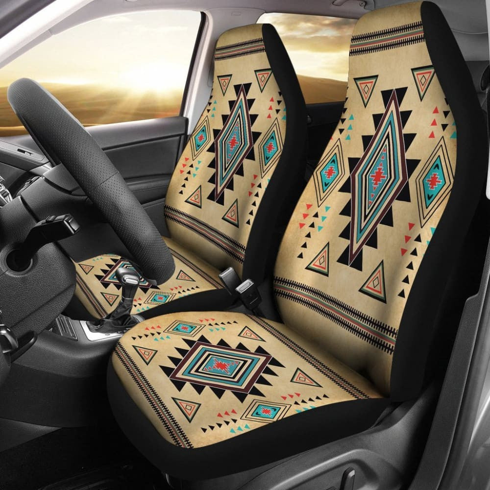 Geometric United Tribal Of Native American Design Car Seat Covers