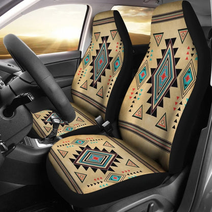Geometric United Tribal Of Native American Design Car Seat Covers