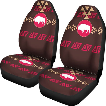 Brown Bison Native American Pride Car Seat Covers