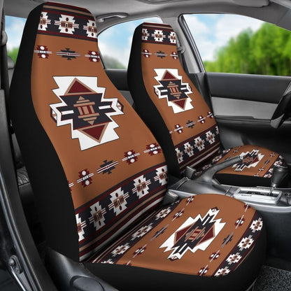 Native Temple Symbol Native American Car Seat Covers