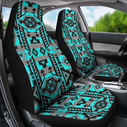 Pattern Blue NativeCar Seat Cover