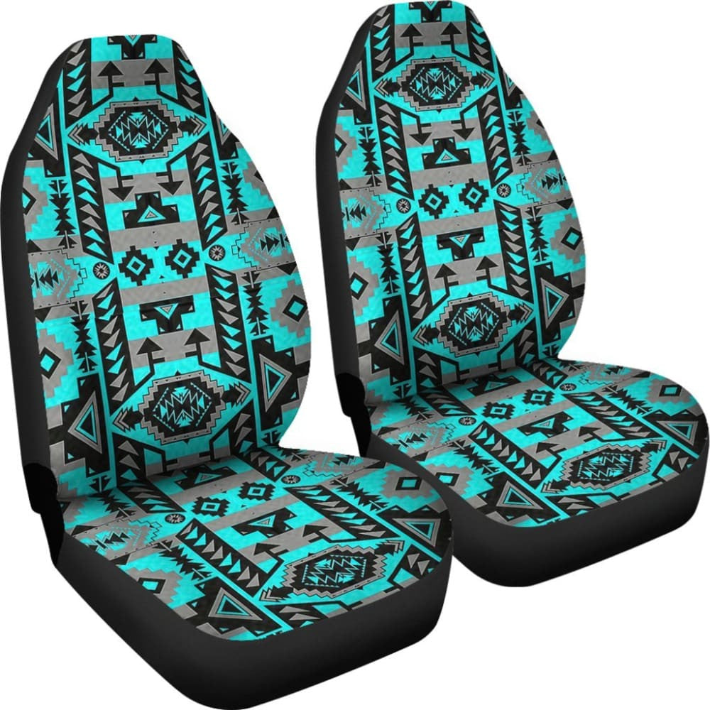 Pattern Blue NativeCar Seat Cover