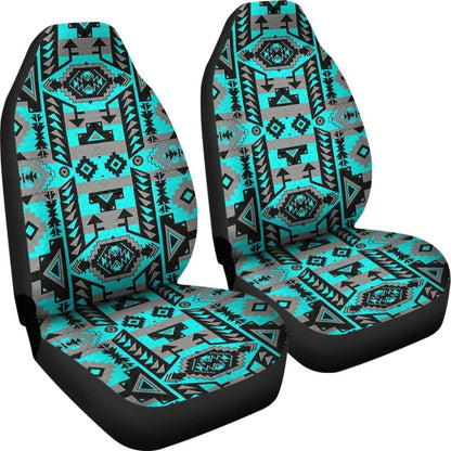 Pattern Blue NativeCar Seat Cover