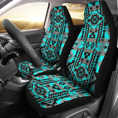Pattern Blue NativeCar Seat Cover
