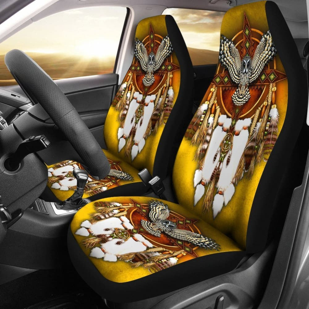 Owl Dreamcatcher Native American Car Seat Covers