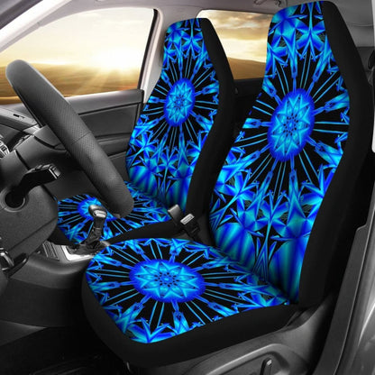 Glow Mandala Car Seat Covers