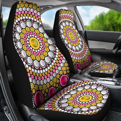 Pearl Mandala Car Seat Covers