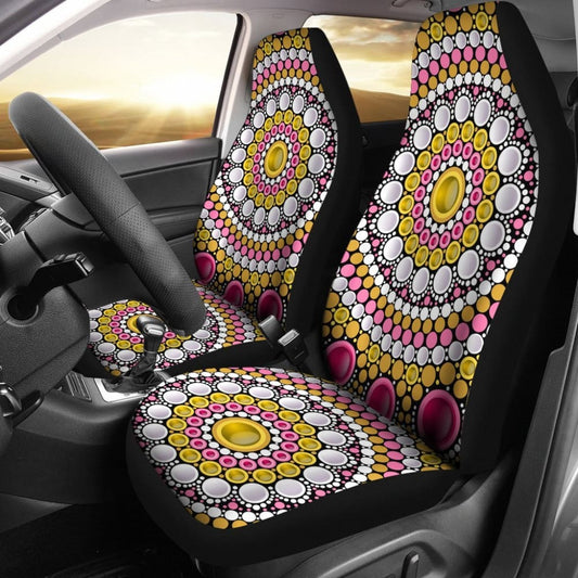 Pearl Mandala Car Seat Covers