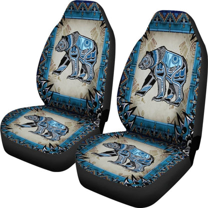 Bear Symbol Native Car Seat Cover