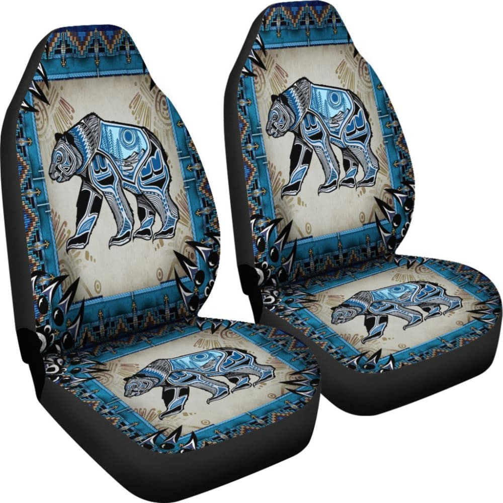 Bear Symbol Native Car Seat Cover