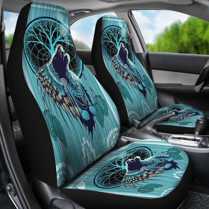 Native American Indian WolfD Car Seat Covers