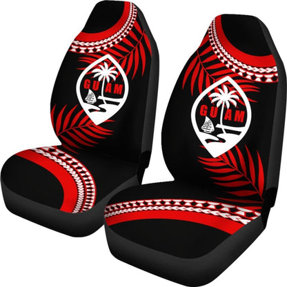 Guam Red Car Seat Covers